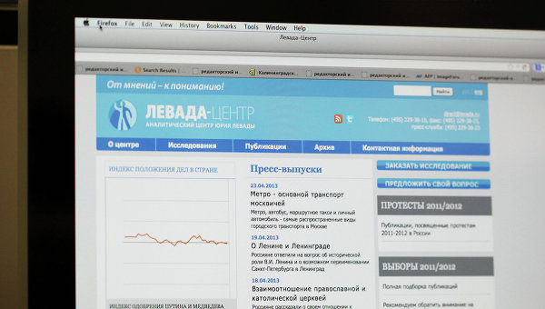 Сайт Левада-центра